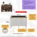 Balcão de Cozinha 120cm Gabinete para Pia Paris Multimóveis MP2233 Rustic/Branco