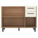 Balcão de Cozinha Gabinete Pia 120cm 3 Portas e 2 Gavetas Havana Multimóveis CR20310 Rovere/Champanhe