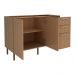 Balcão de Cozinha Gabinete para Pia 120cm 2 Portas 3 Gavetas Multimóveis CR20441 Freijó