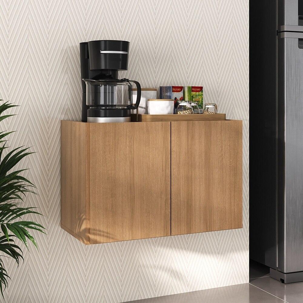 Balcão de Cozinha Suspenso 2 Portas Multimóveis MP2165 Rustic