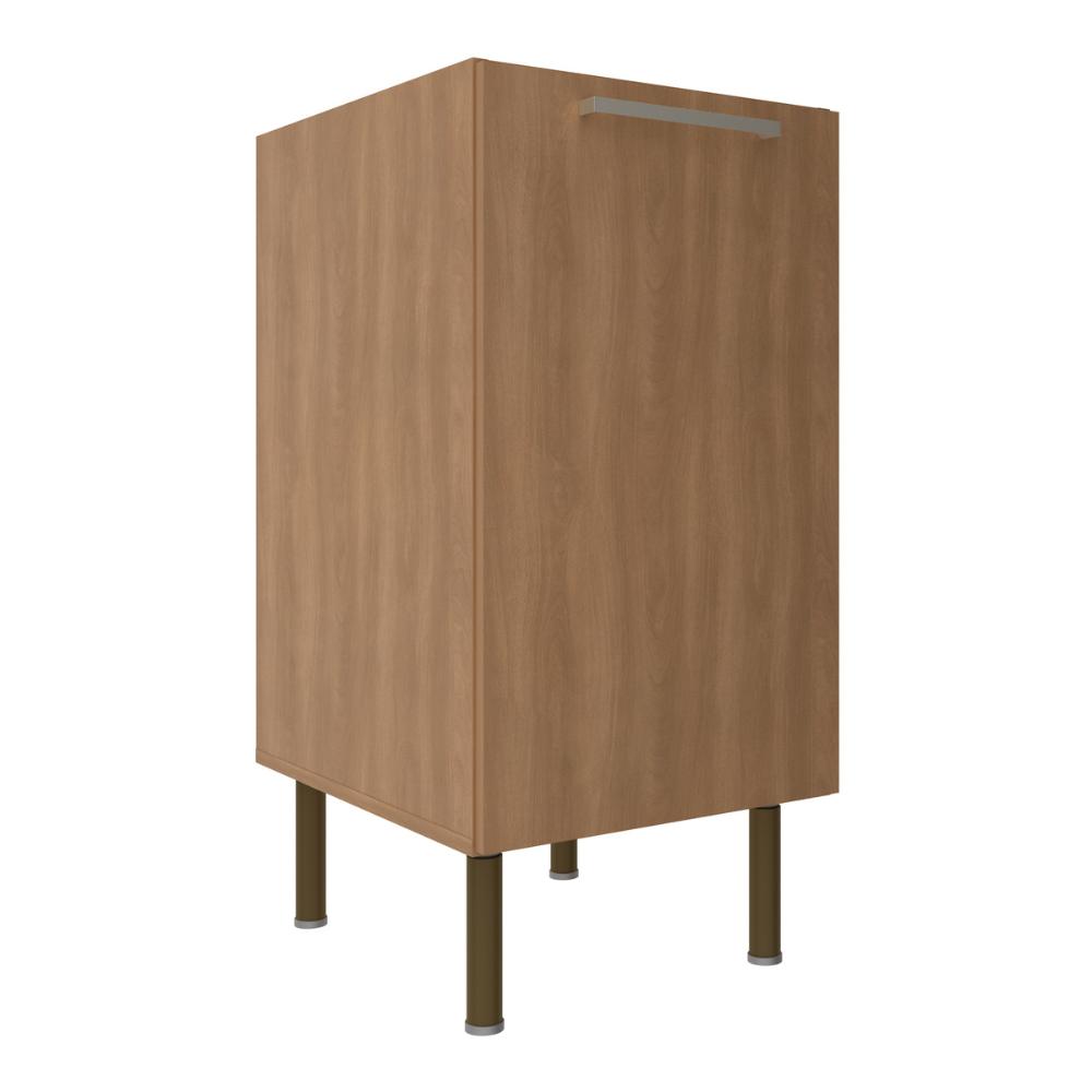 Balcão de Cozinha com 1 Porta 40cm Multimóveis CR20422 Freijó