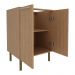 Balcão de Cozinha com 2 Portas 60cm Multimóveis CR20425 Freijó