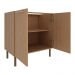 Balcão de Cozinha com 2 Portas 80cm Multimóveis CR20424 Freijó