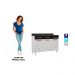 Balcão de Cozinha de Aço Triplo com Tampo Regina Multimóveis CR6126 Branco/Preto