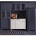 Balcão de Cozinha de Aço com Tampo 3 Portas e 1 Gaveta 105cm Multimóveis CR20361 Branco