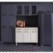 Balcão de Cozinha de Aço com Tampo 3 Portas e 3 Gavetas 105cm Multimóveis CR20360 Branco