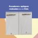 Balcão de Cozinha de Aço com Tampo 3 Portas e 3 Gavetas 120cm Multimóveis CR20354 Branco