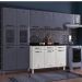 Balcão de Cozinha de Aço com Tampo 3 Portas e 3 Gavetas 120cm Multimóveis CR20354 Branco