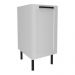 Balcão de Cozinha em MDF com 1 Porta 40cm Multimóveis CR20429 Branco