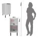 Balcão de Cozinha em MDF com 1 Porta 40cm Multimóveis CR20429 Branco