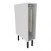 Balcão de Cozinha em MDF com Porta-Toalhas 20cm Multimóveis CR20430 Branco
