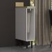 Balcão de Cozinha em MDF com Tampo e Porta-Toalhas 20cm Multimóveis CR20465 Branco/Carvalho Tropical