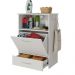 Balcão de Lavanderia Multiuso 1 Porta 1 Gaveta Multimóveis MP5057 Branco