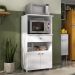 Balcão para Forno e Microondas Multimóveis 2 Portas 1 Gaveta FG4060G Branco