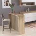 Bancada Balcão de Cozinha 125cm Multimóveis CR20373 Mel/Brise