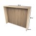 Bancada Balcão de Cozinha 125cm Multimóveis CR20373 Mel/Brise