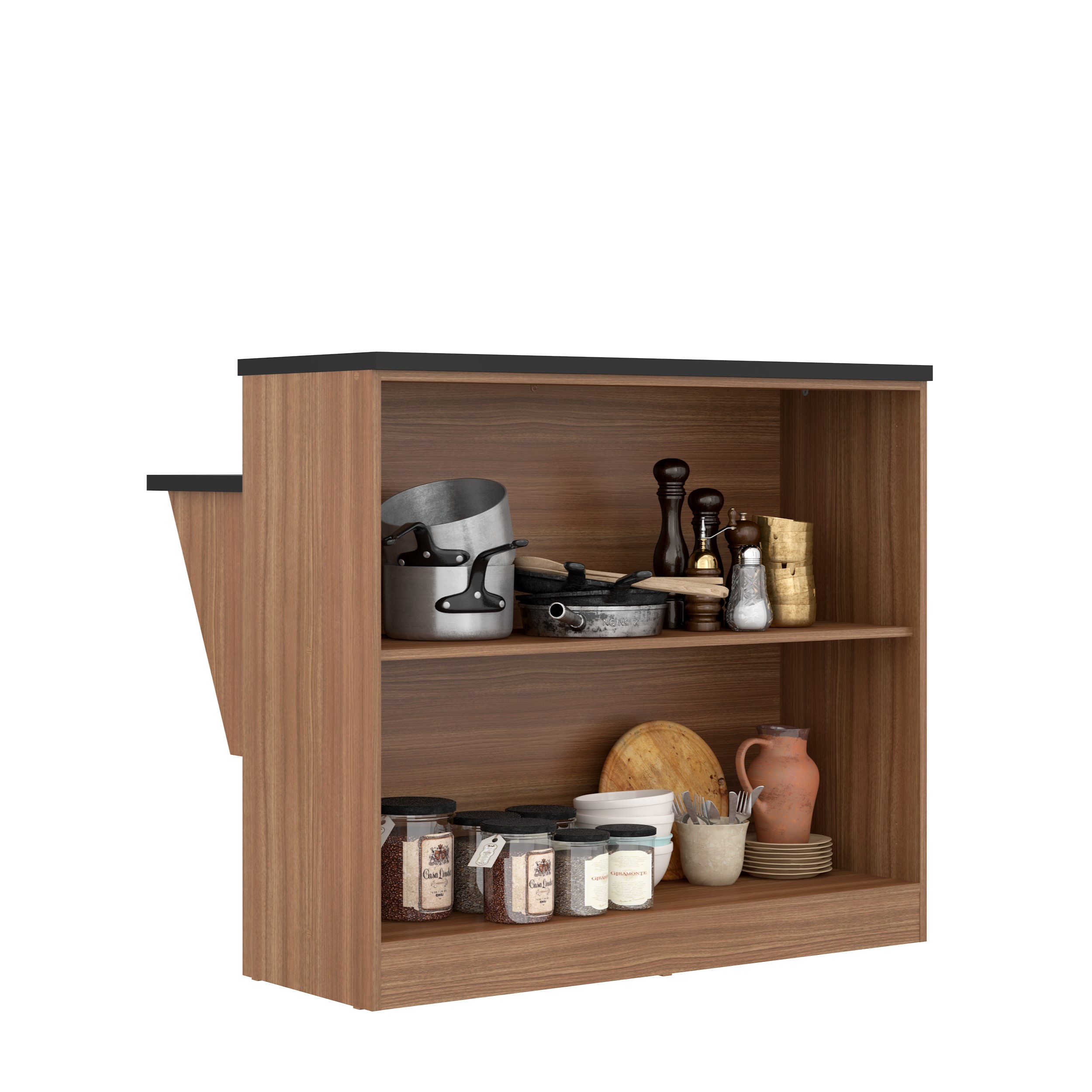 Bancada Balcão/Mesa Cozinha Calábria Multimóveis 5414 Madeirado