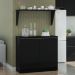 Bancada Balcão/Mesa Cozinha Multimóveis FGM5484 Preto 