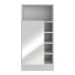 Bancada Balcão/Mesa de Cozinha com Adega 1 Porta e Espelho Multimóveis MP2248 Branco