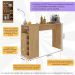 Bancada Balcão/Mesa de Cozinha com Adega Multimóveis MP2144