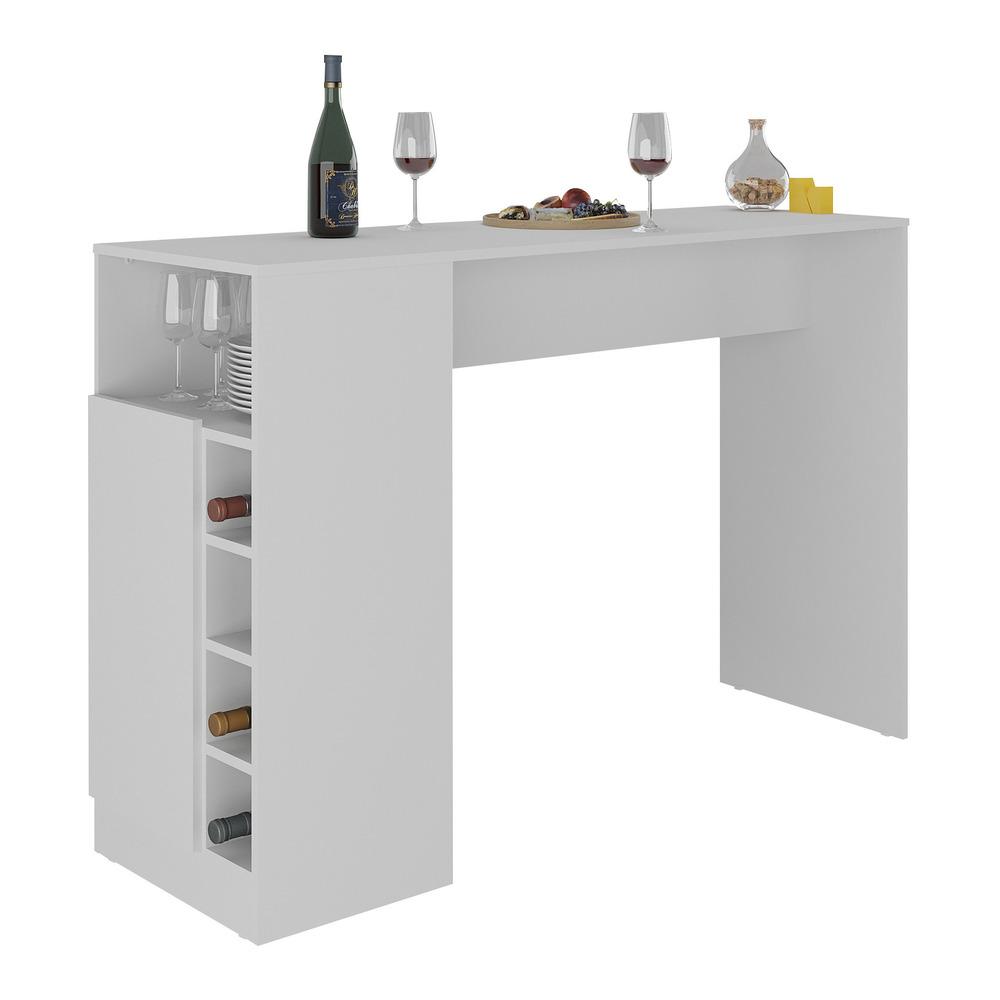 Bancada Balcão/Mesa de Cozinha com Adega e 1 Porta Multimóveis MP2144 Branco