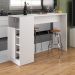 Bancada Balcão/Mesa de Cozinha com Adega e 1 Porta Multimóveis MP2144 Branco