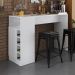 Bar Bancada com Adega e 1 Porta Multimóveis MP1062 Branco