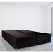Base Box Baú Bipartido Queen 158x198x46cm Luana Multimóveis CR35382 Preto