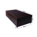 Base Box Baú Solteiro 88x188x46cm Luana Multimóveis CR35380 Preto