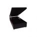 Base Box Baú Solteiro 88x188x46cm Luana Multimóveis CR35380 Preto