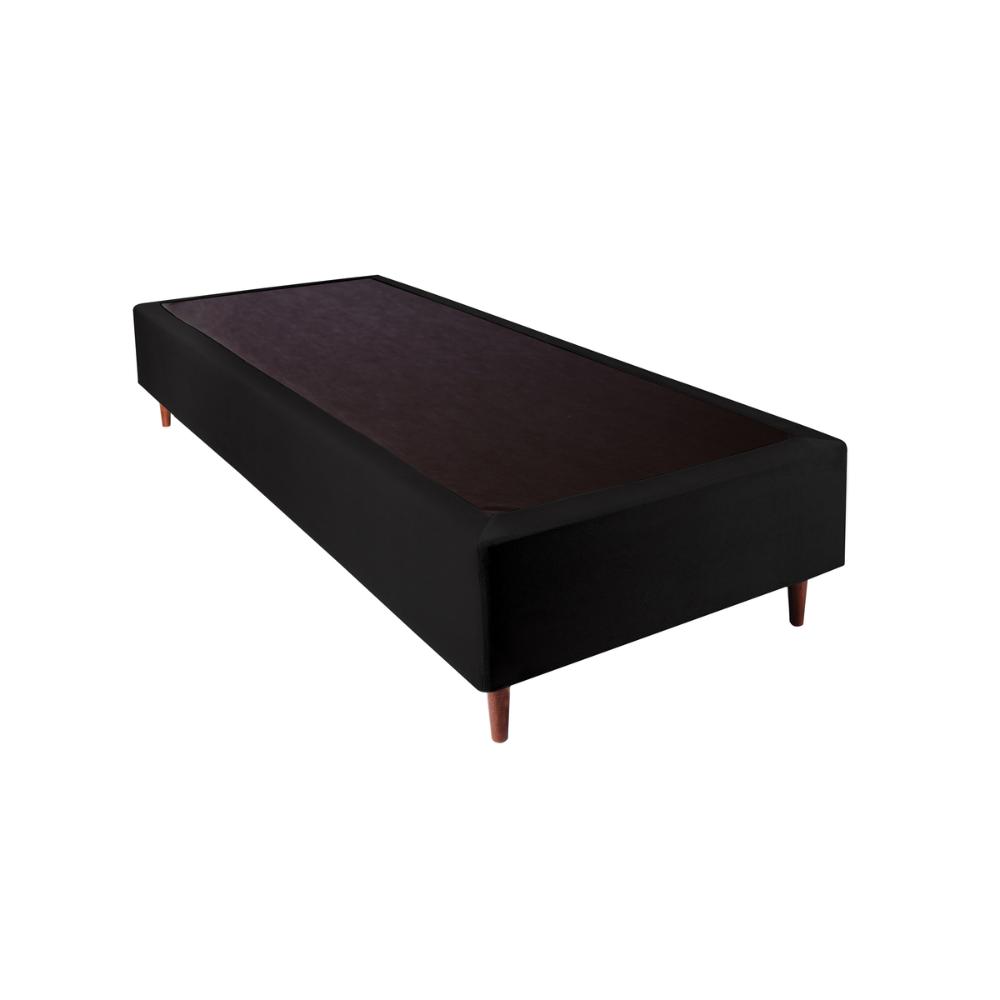 Base Box Solteiro 88x188x38cm Luana Multimóveis CR35377 Preto