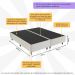 Base Box Sommier King 193x203cm Columbus Inducol CR35245E Bege