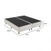 Base Box Sommier King 193x203cm Columbus Inducol CR35245E Bege