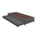 Base Box com Cama Auxiliar Solteiro 88x188x32 Luana Multimóveis CR35383 Cinza