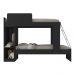 Beliche com Armário 1 Porta para Colchão 78x188cm Cocada Multimóveis BB4008 Preto