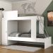 Beliche com Colchão Incluso 1 Porta Havana Multimóveis Branco