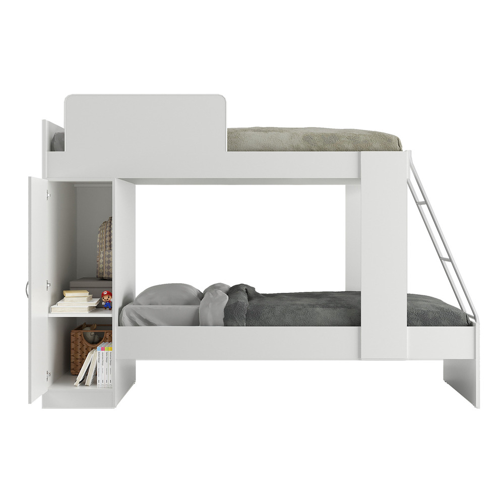 Beliche com Colchão Incluso 1 Porta Havana Multimóveis Branco