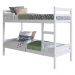 Beliche de Madeira Maciça para Colchão 88x188cm Multimóveis CR35272 Branco