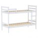 Beliche de Madeira Maciça para Colchão 88x188cm Multimóveis CR35272 Branco