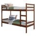 Beliche de Madeira Maciça para Colchão 88x188cm Multimóveis CR35272 Walnut