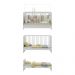 Berço 3 em 1 com Colchão Incluso Multimóveis Framboesa MP4302 Branco