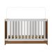Berço 3 em 1 para Colchão 130 x 60cm Doce de Leite Multimóveis MP0527R Madeirado/Branco