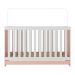 Berço 3 em 1 para Colchão 130 x 60cm Doce de Leite Multimóveis MP0527R Rosa