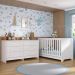 Berço 3 em 1 para Colchão 130 x 60cm com Cômoda Pipoca Multimóveis MP4293 Branco