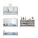 Berço 3 em 1 para Colchão 130 x 60cm com Cômoda Pipoca Multimóveis MP4293 Branco