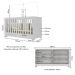 Berço 3 em 1 para Colchão 130 x 60cm com Cômoda Pipoca Multimóveis MP4293 Branco