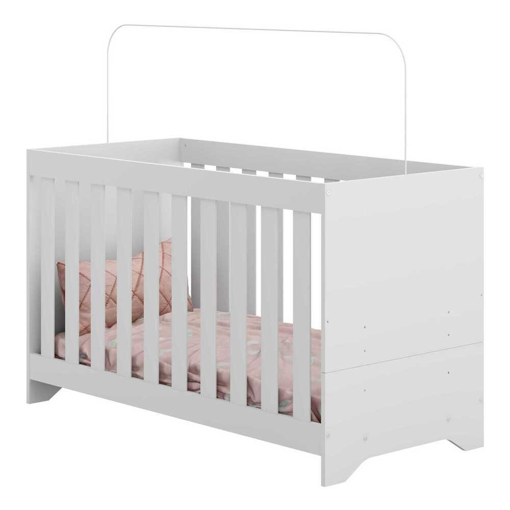 Berço 3 em 1 para Colchão 60 x 130 cm Multimóveis Branco