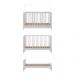 Berço 3 em 1 para Colchão 60 x 130 cm Multimóveis MP0527G Branco