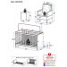 Berço 3x1 com Poltrona de Amamentação e Puff Multimóveis MP4076 Branco/Bege