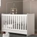 Berço 4 em 1 para Colchão 60 x 130 cm Multimóveis Evolution vira Escrivaninha FG0541PN Branco